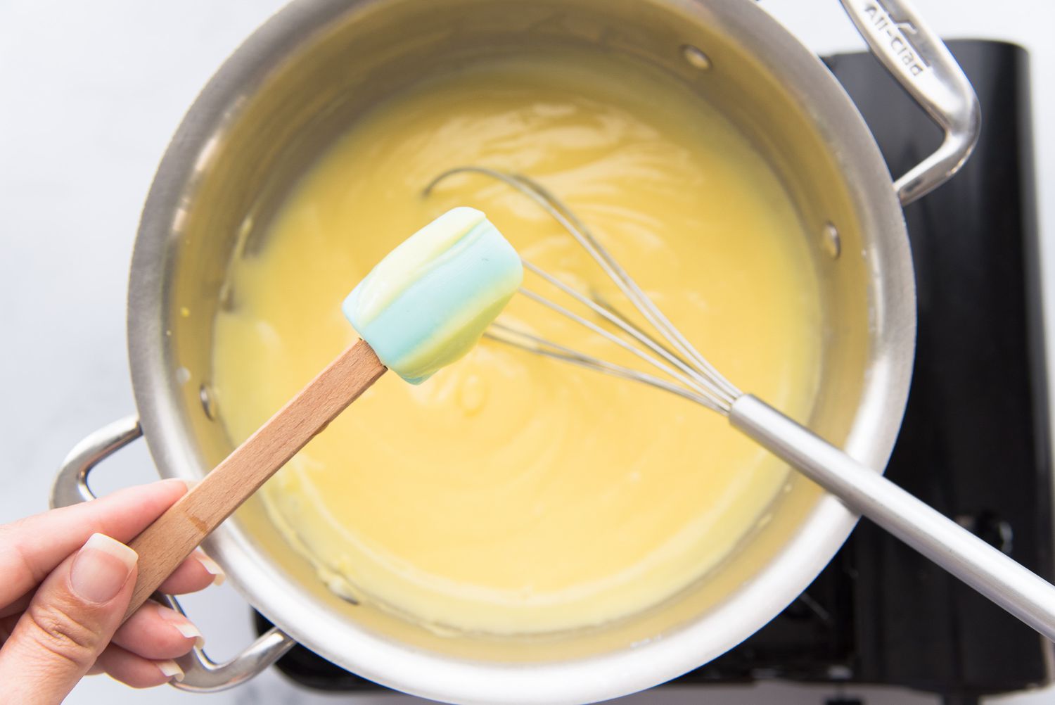 German buttercream recipe made on the stove.