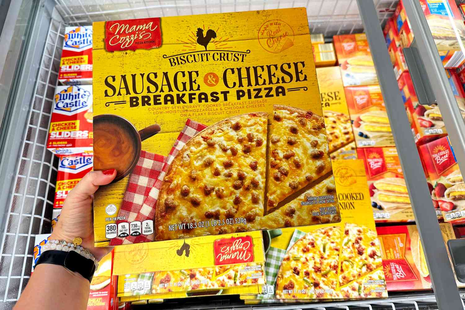 Mama Cozzi's Sausage & Cheese Breakfast Pizza