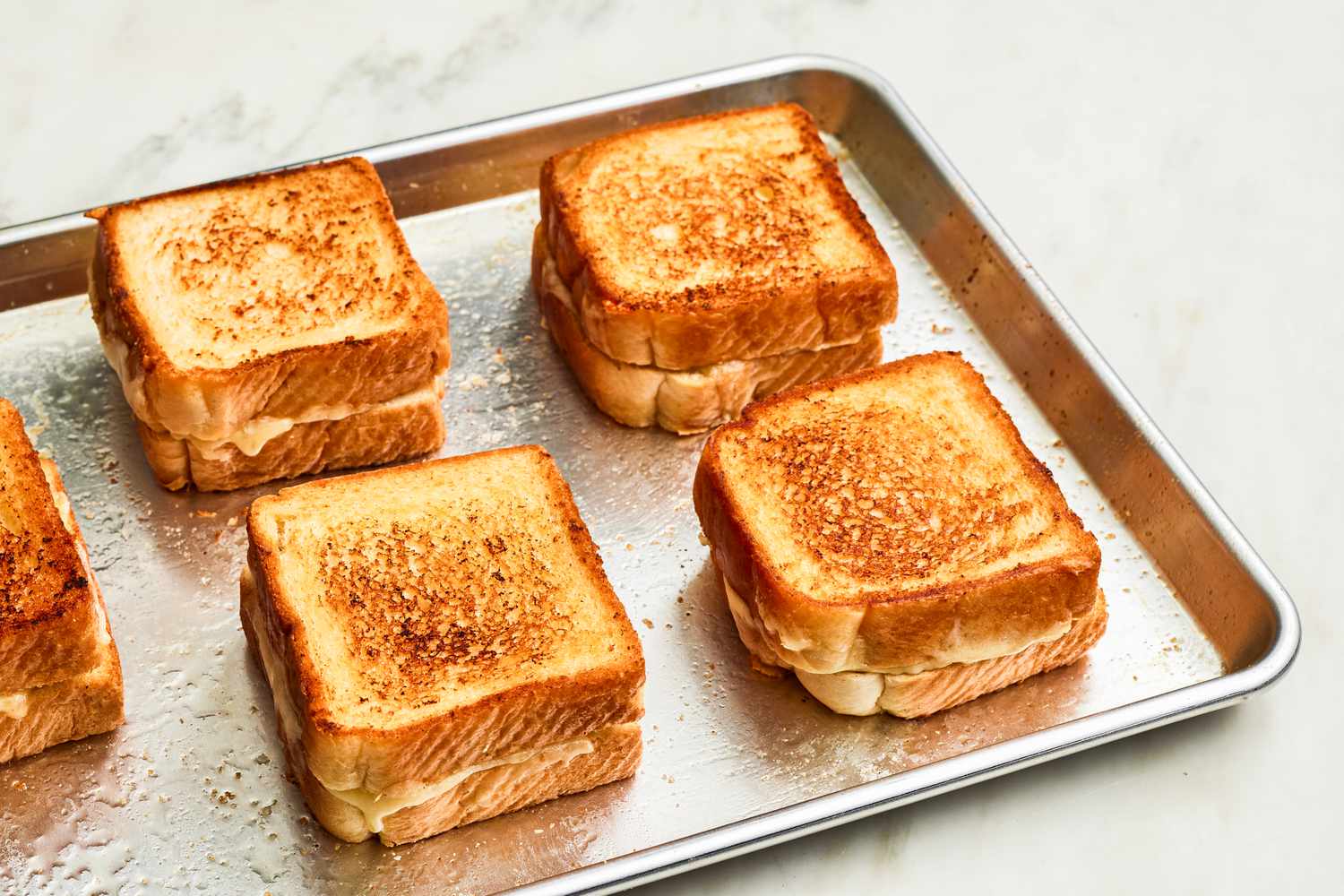 Grill Cheese Sandwiches on the Sheet Pan Recipe