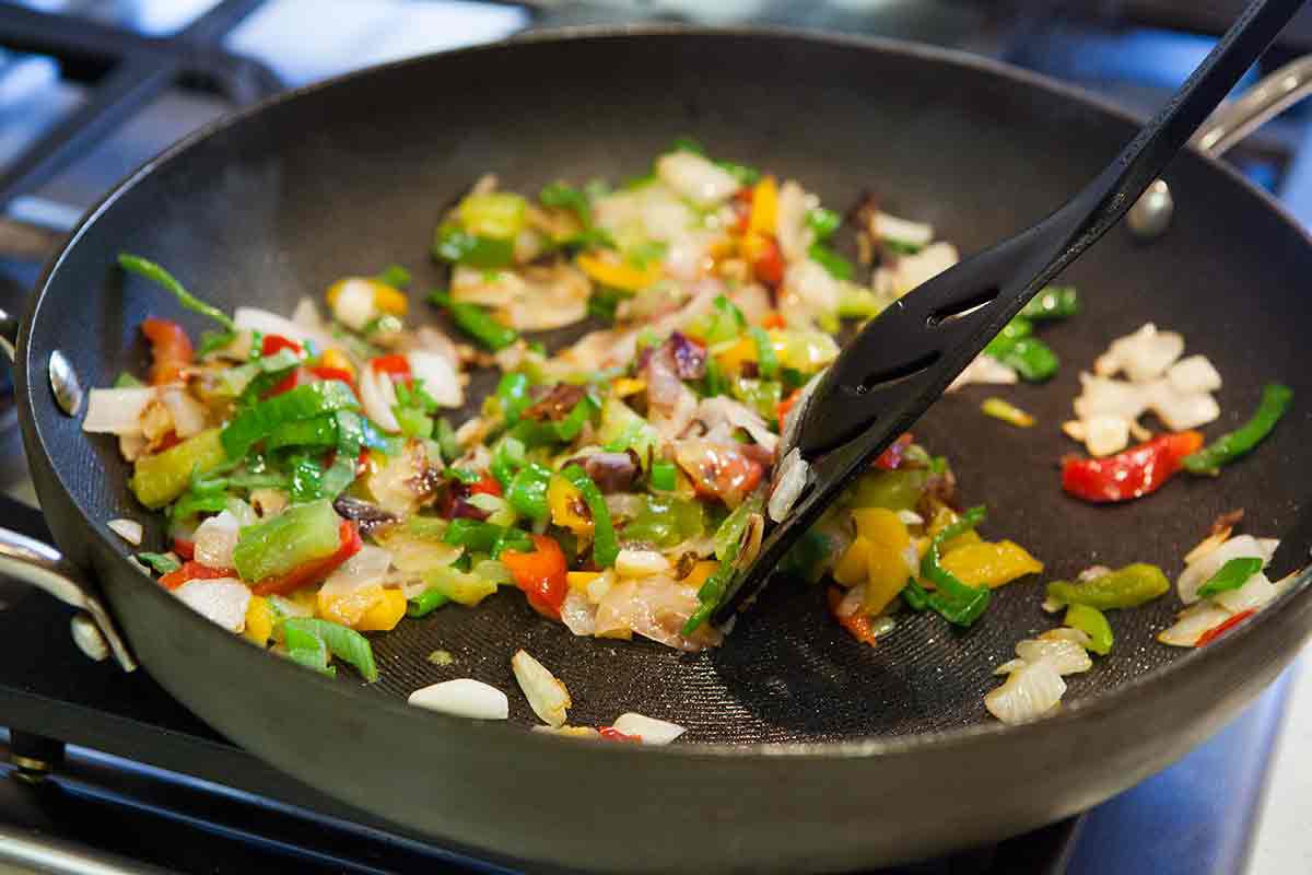 ground turkey recipes: ground turkey and peppers