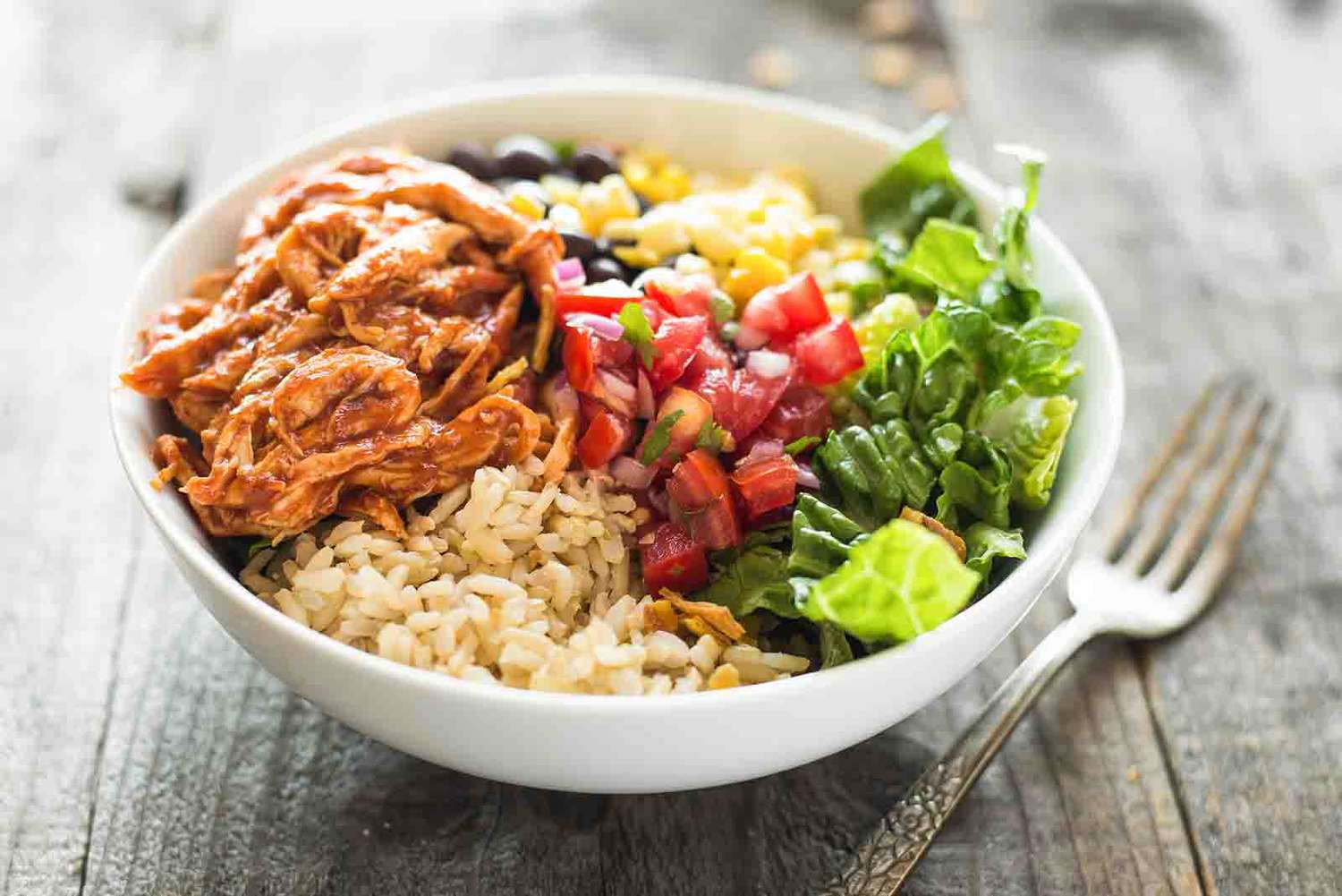 BBQ Chicken Burrito Bowls