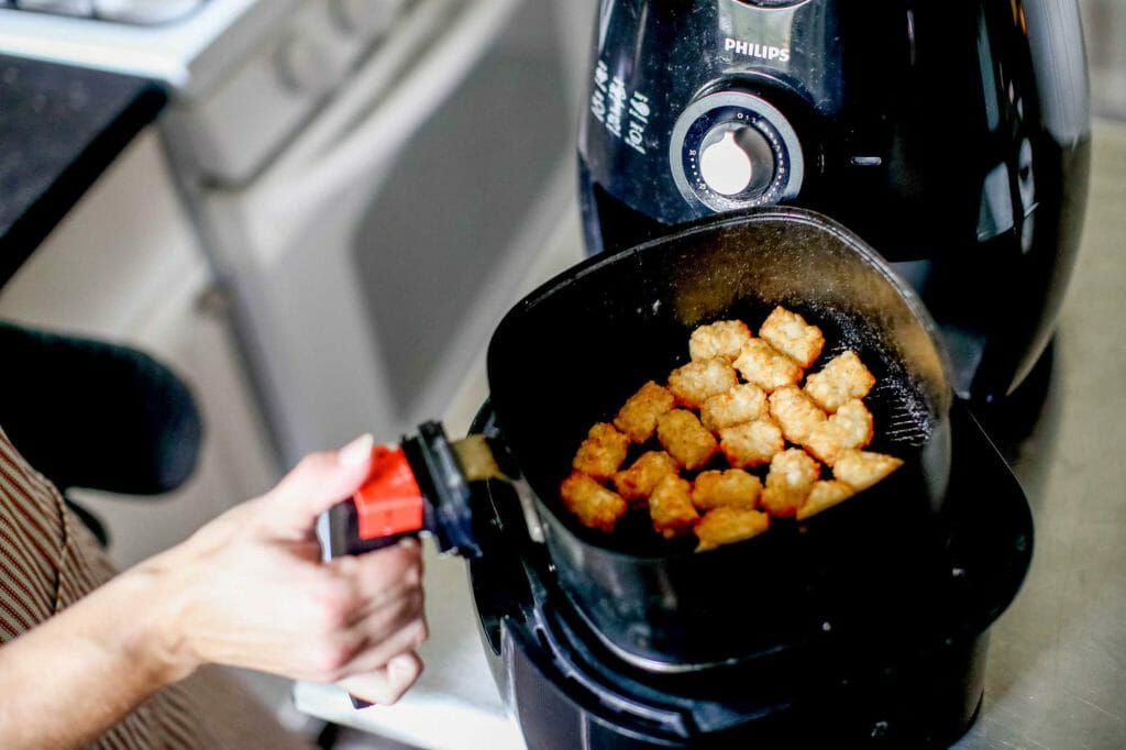 Air fryer basket for tips for using an air fryer