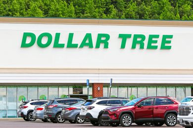 Outside view of a Dollar Tree store