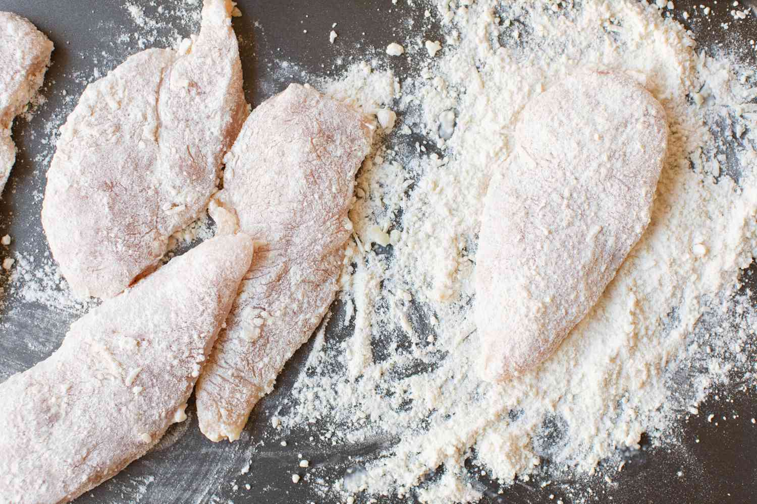 Chicken Dredged for Piccata Recipe