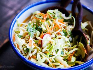 Southwest Coleslaw in bowl