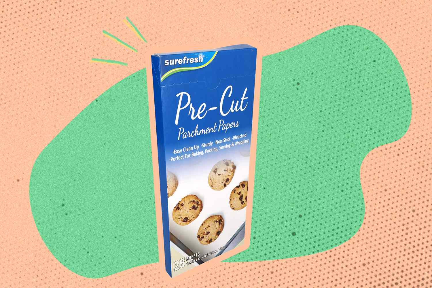 dollar tree pre-cut parchment paper