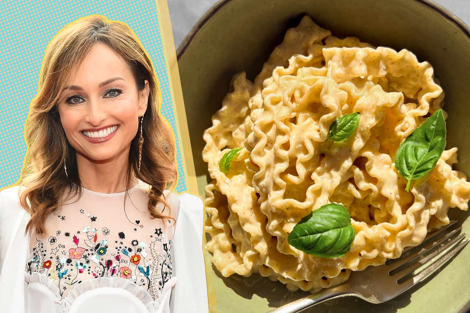 Giada DeLaurentiis white pesto pasta
