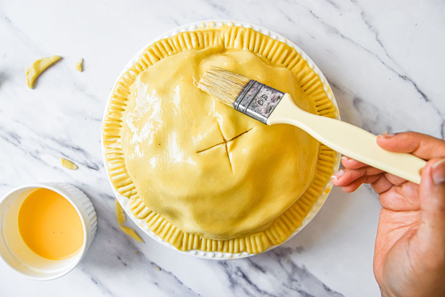 Egg Wash the Homemade Apple Pie