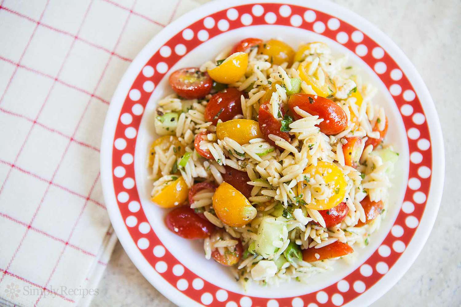 Cherry Tomato Orzo Salad
