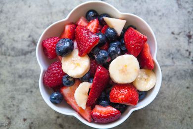 Berries and Banana Fruit Salad