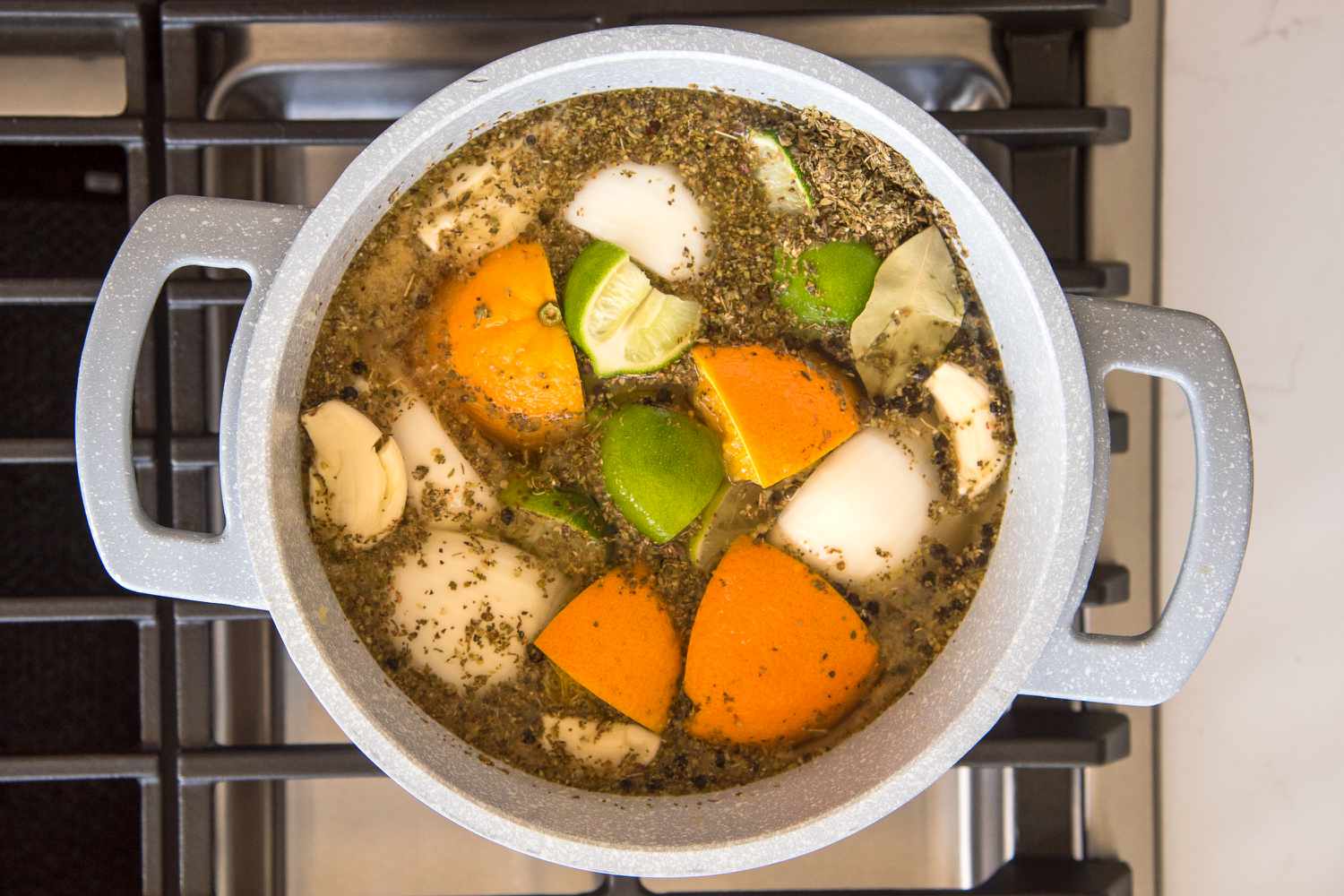 Pork Chop Brine on Stove