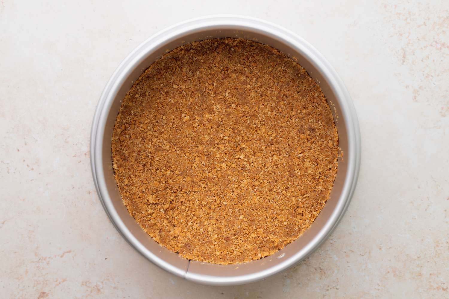 Press graham crackers into springform pan.