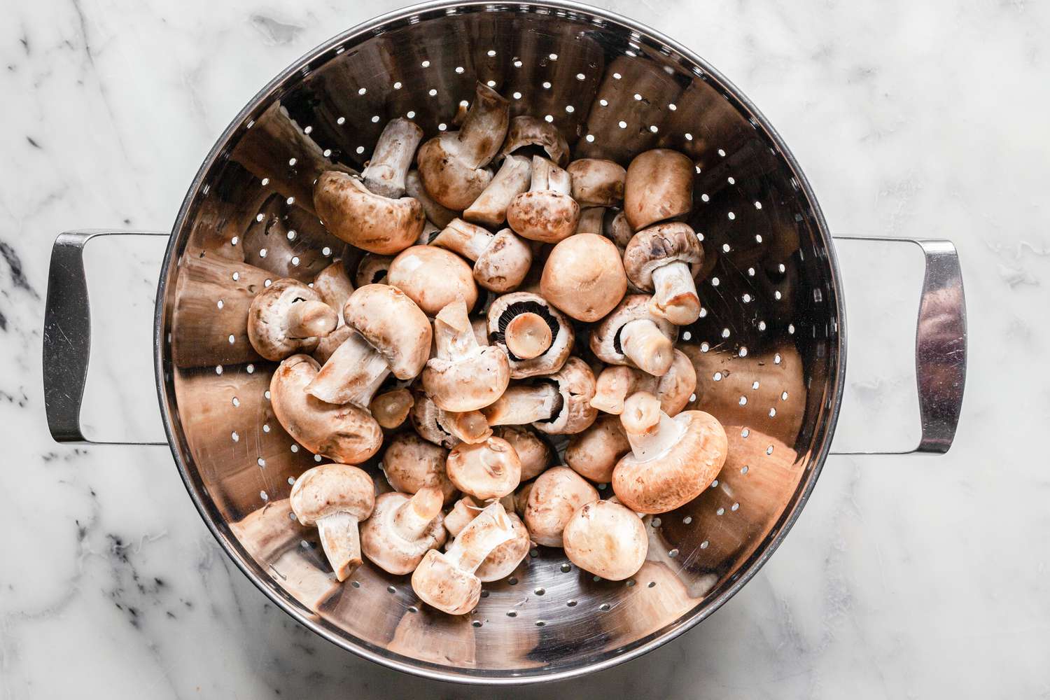 Mushroom Washed for Marinated Mushrooms Recipe