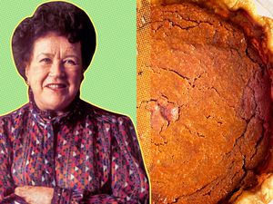 Julia Child and pumpkin pie