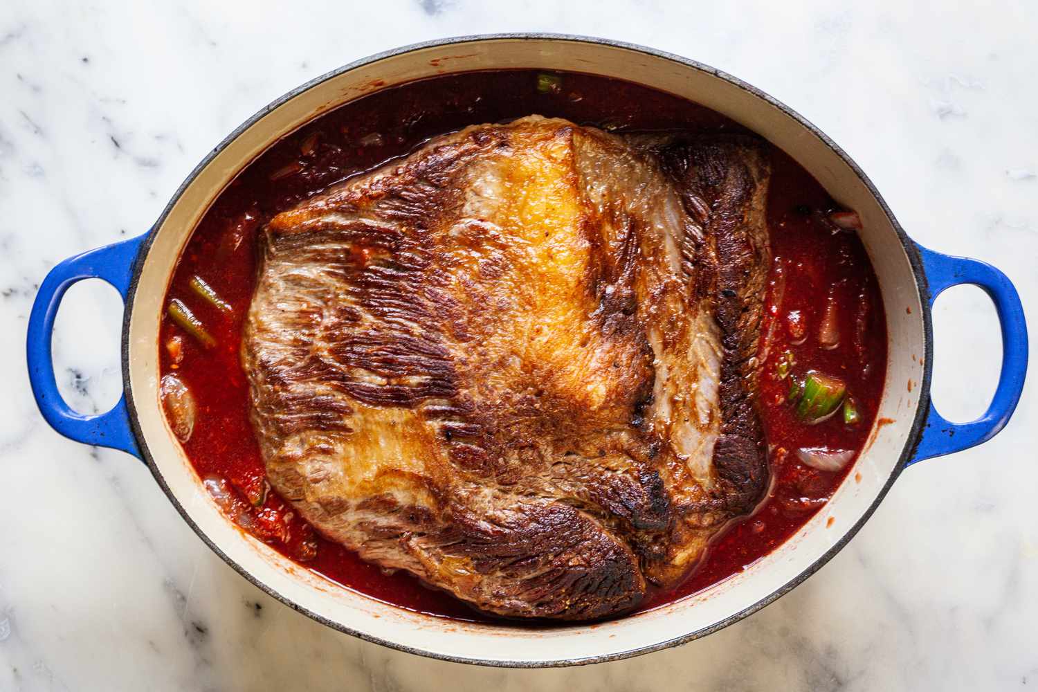 Jewish Brisket Added to Dutch Oven