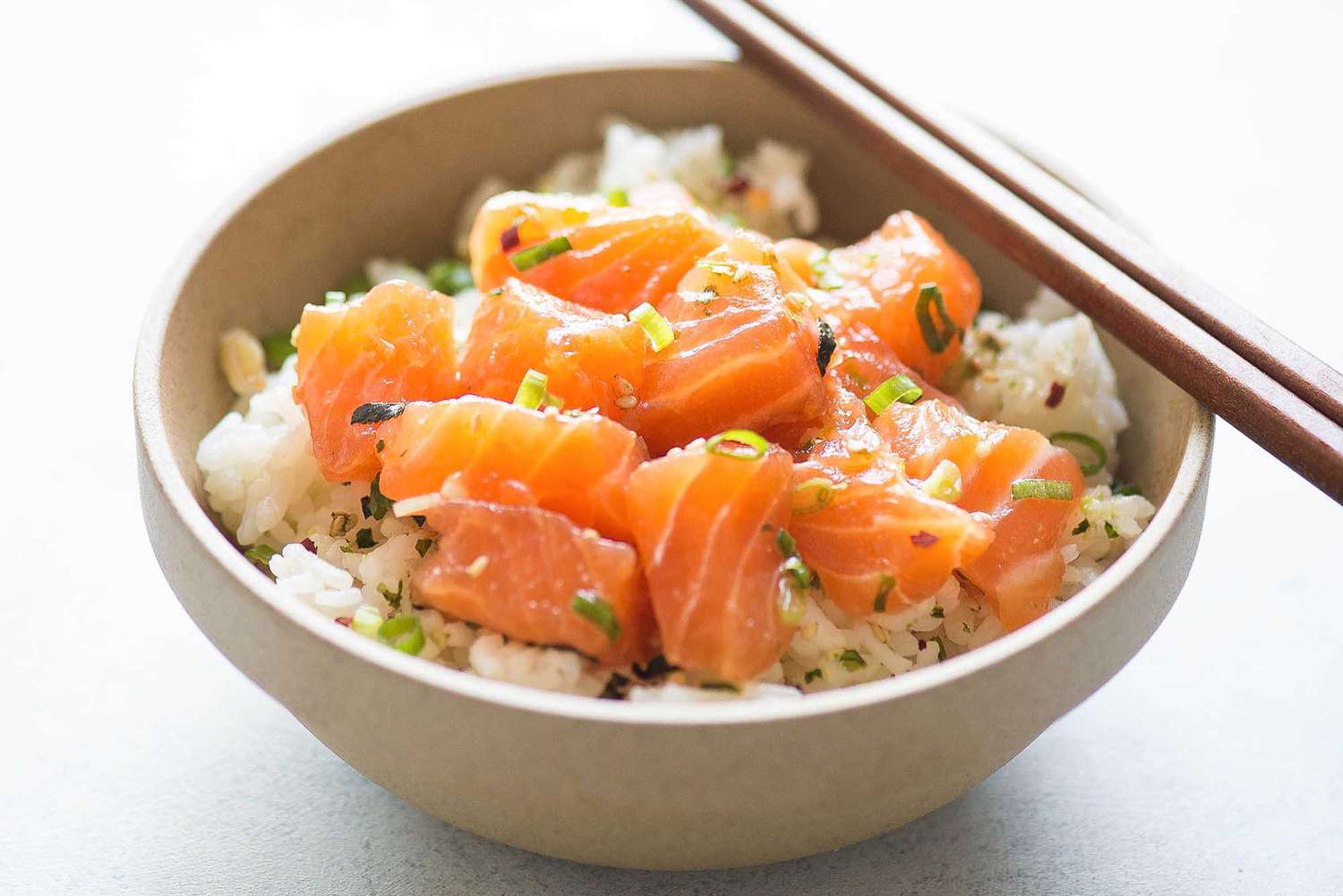 Salmon Avocado Poke Bowl