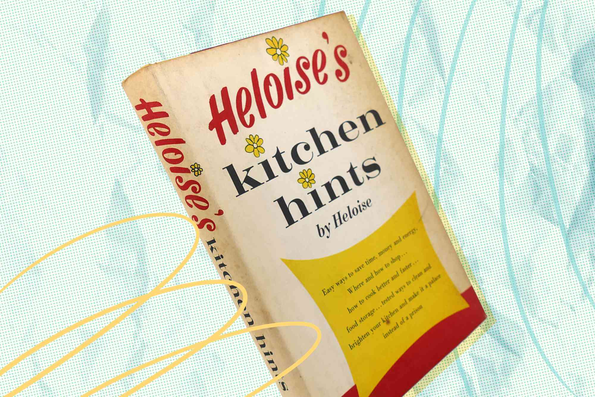Book titled "Heloise's Kitchen Hints"