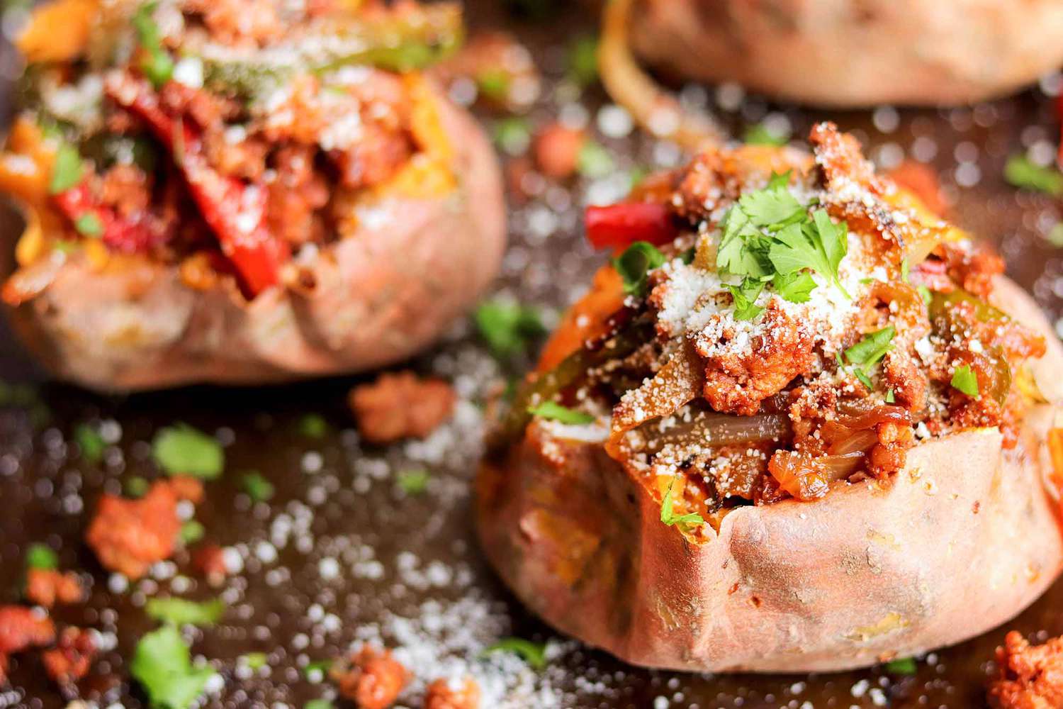 Roasted Sweet Potato Recipe stuff the potatoes