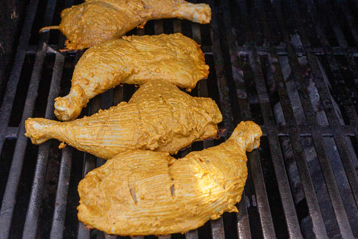 Tandoori Chicken on Grill