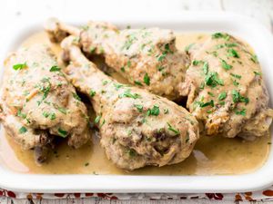 Pressure Cooker Turkey with Dijon Gravy