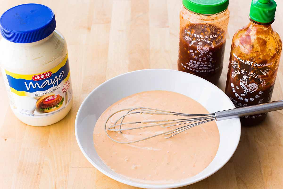 Bang Bang Shrimp Tacos Bonefish Recipe make the sauce