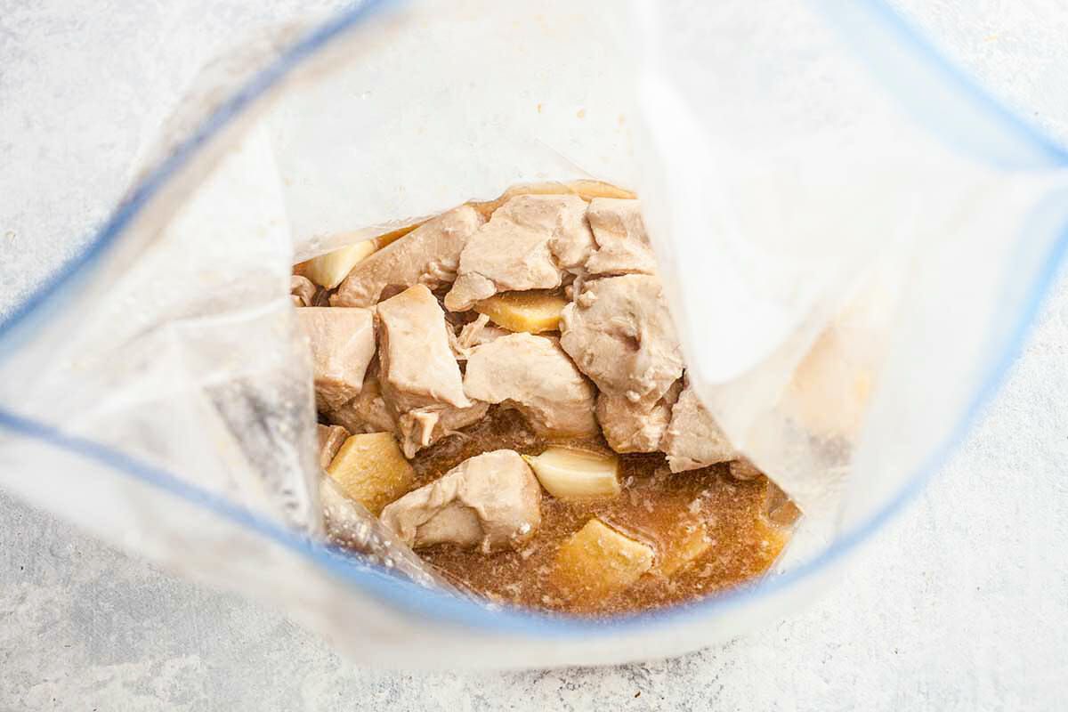 Sous Vide Sesame Chicken Recipe cook the chicken