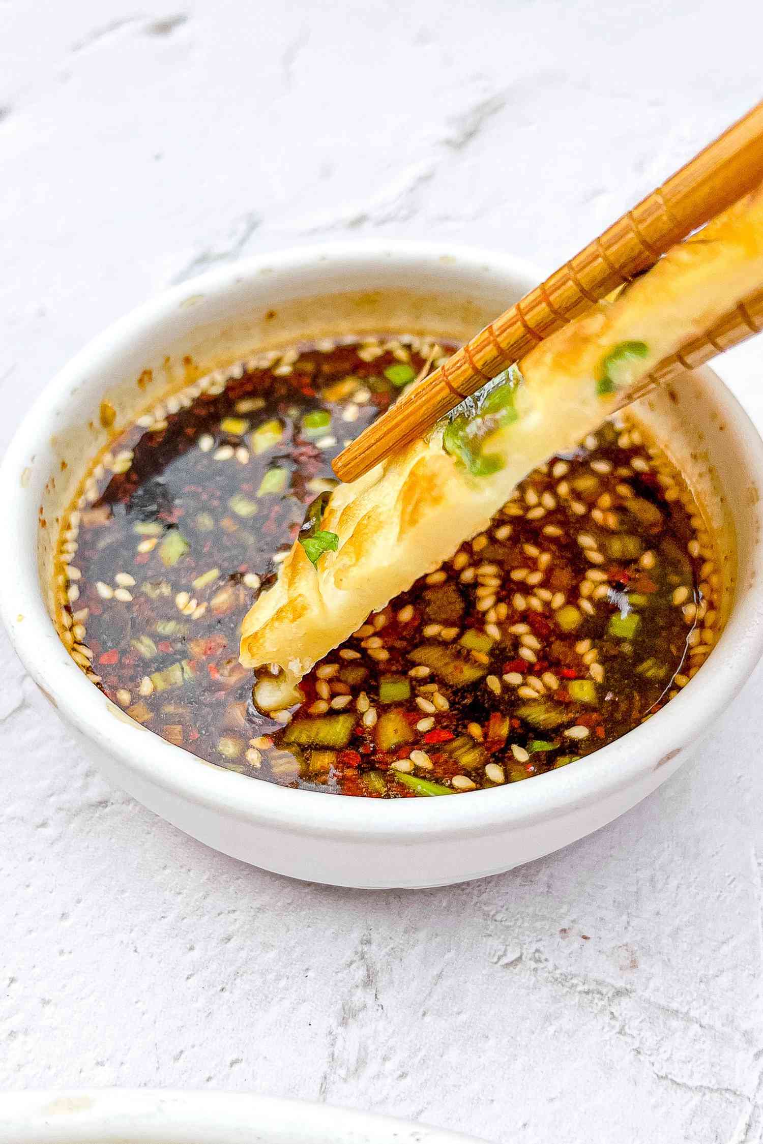 Pajeon Dipped in Sauce