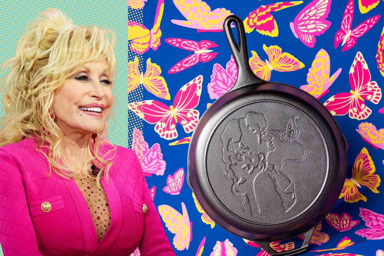 Dolly Parton x Lodge Cast Iron Skillet