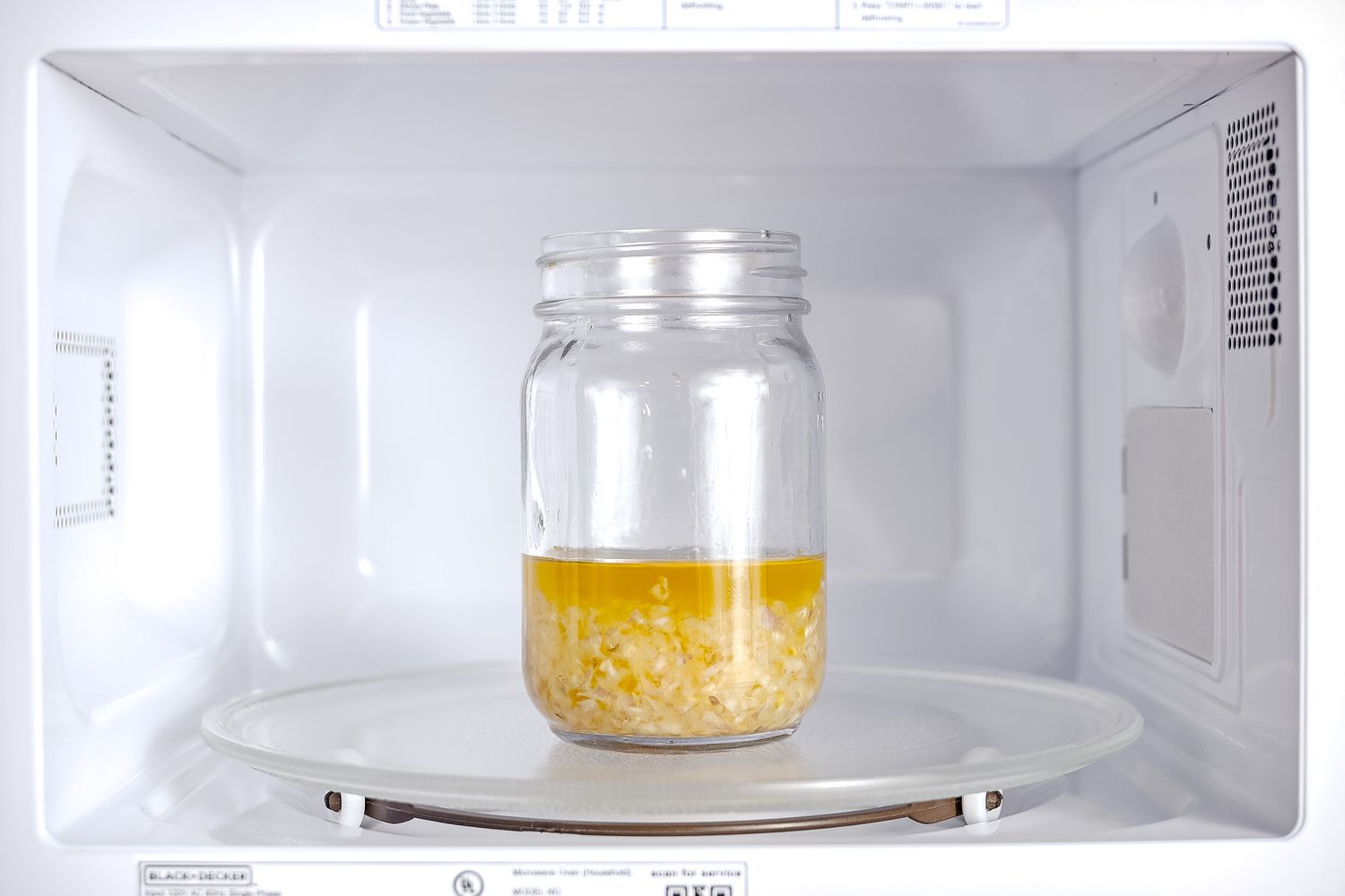 salad dressing in the microwave