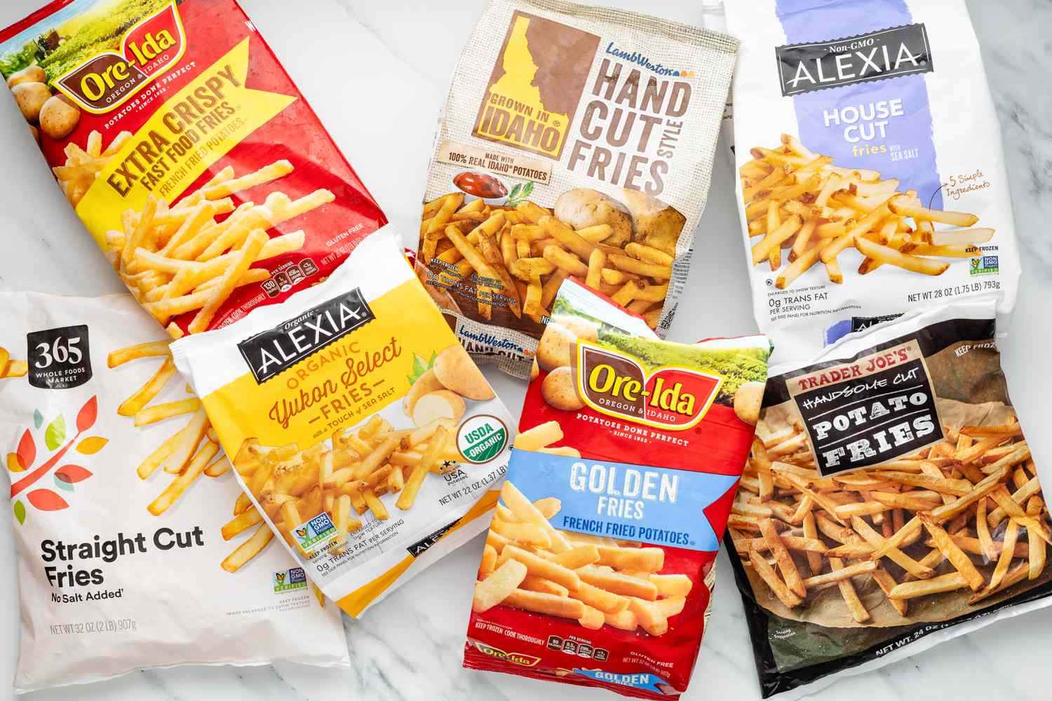 Bags of Frozen Fries