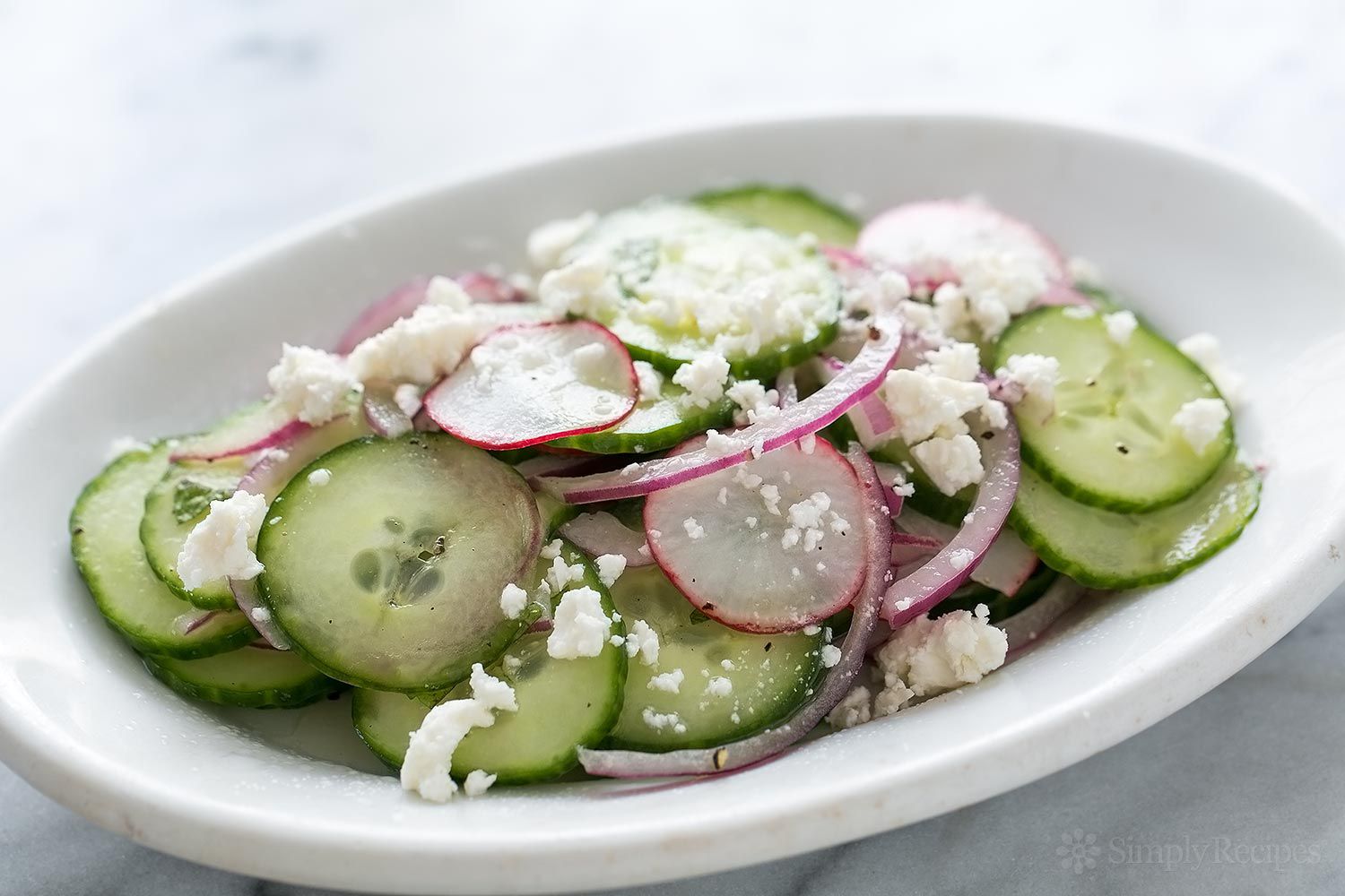 Cucumber Mint Feta Salad