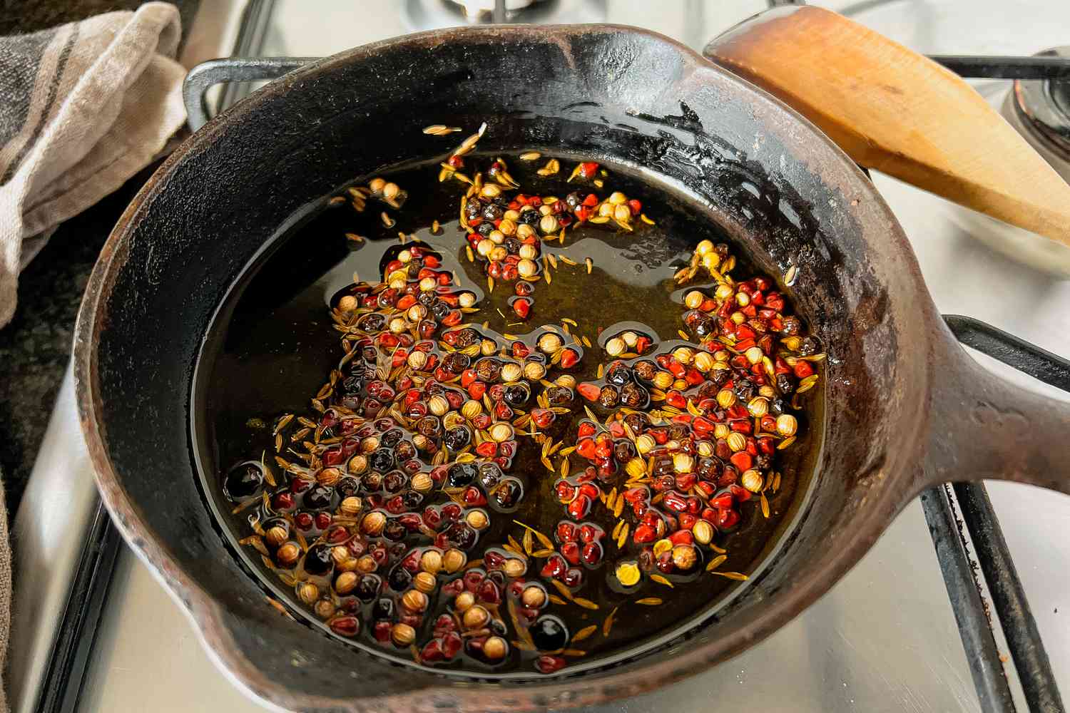Toast Other Spices for Grilled Pork Chops with Adobo Paste