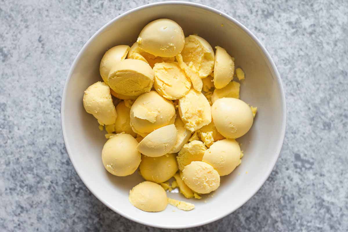 Sour Cream and Bacon Deviled Eggs