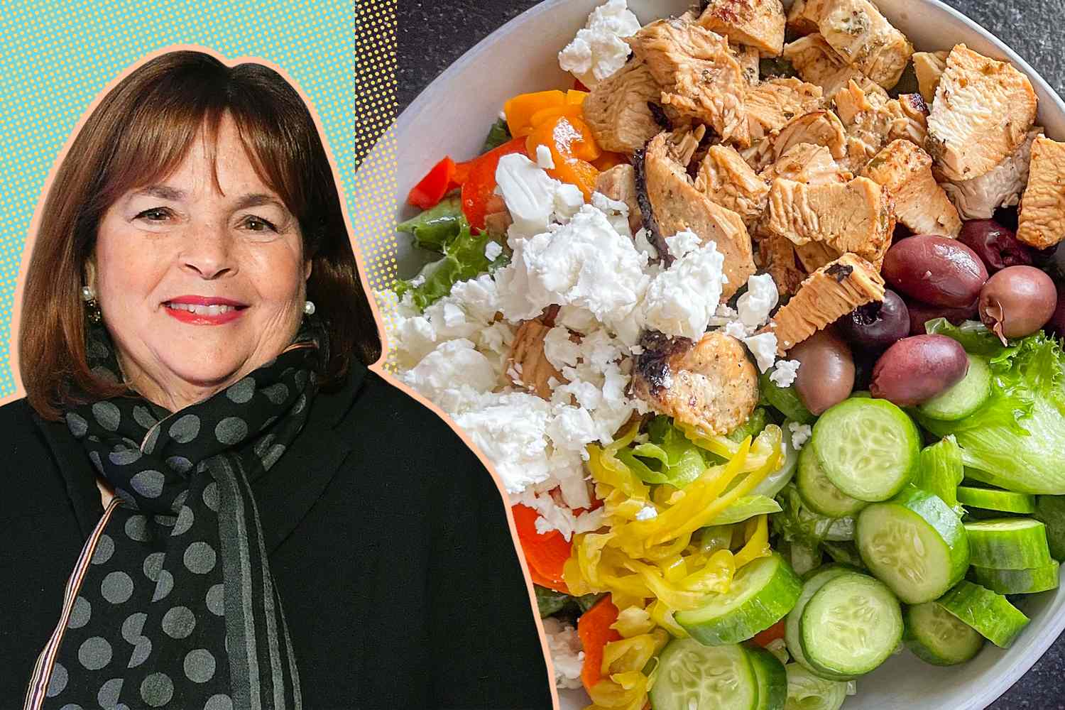 Ina Garten with Salad