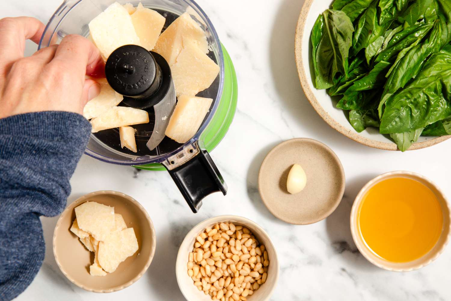Ingredients to make Jamie Oliver's Soup