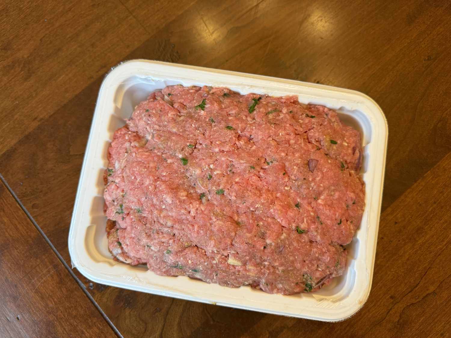 meatloaf in the plastic ground beef mold