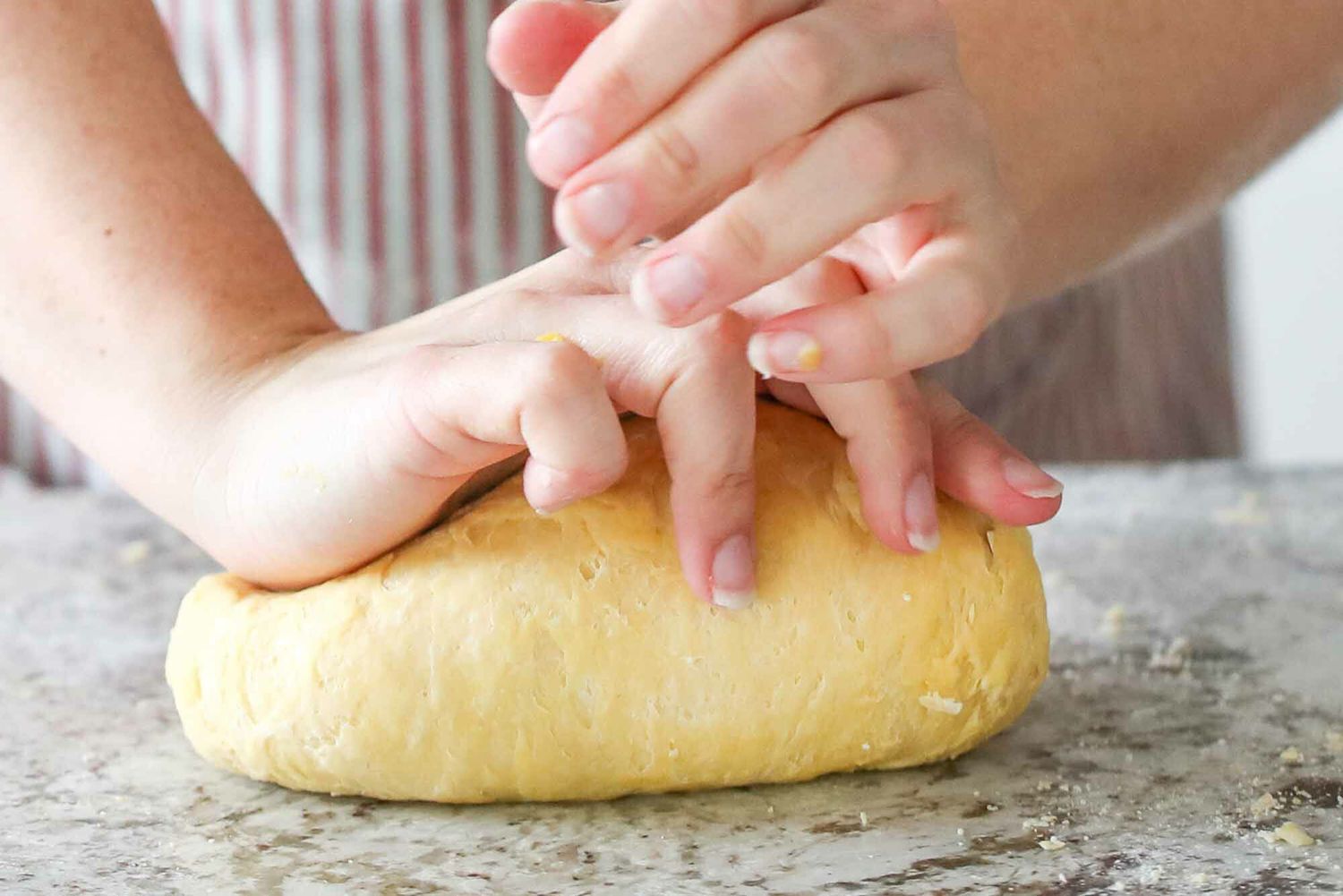 Homemade Pasta Dough Recipe continue kneading dough
