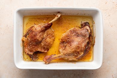 Easy Duck Confit in Casserole Dish