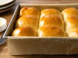 Milk Bread Rolls in Baking Pan
