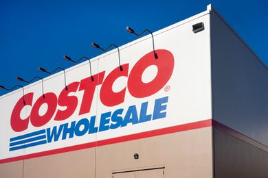 Costco Wholesale building with logo visible on the exterior wall