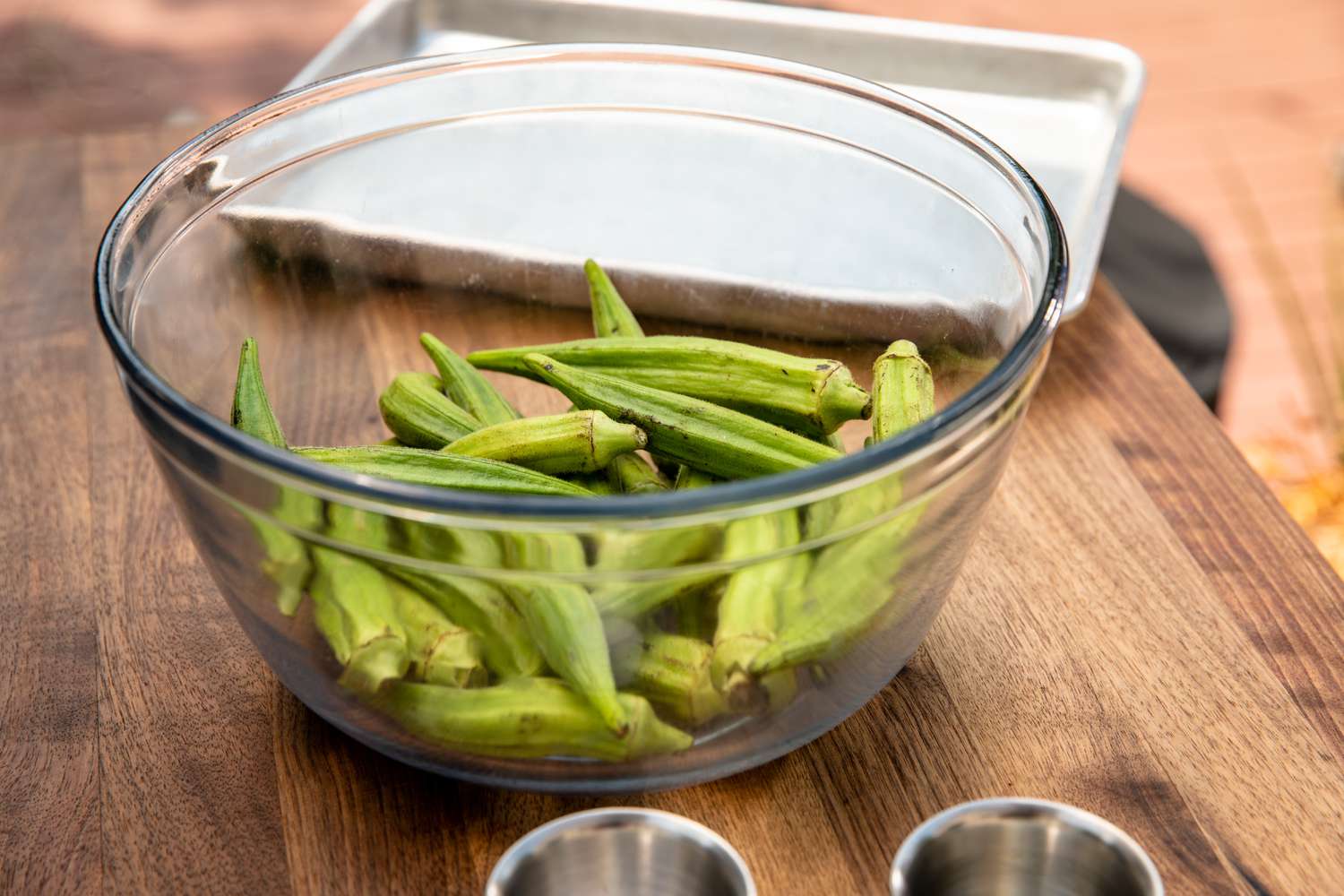 Bowl of Okra for Grilled Okra