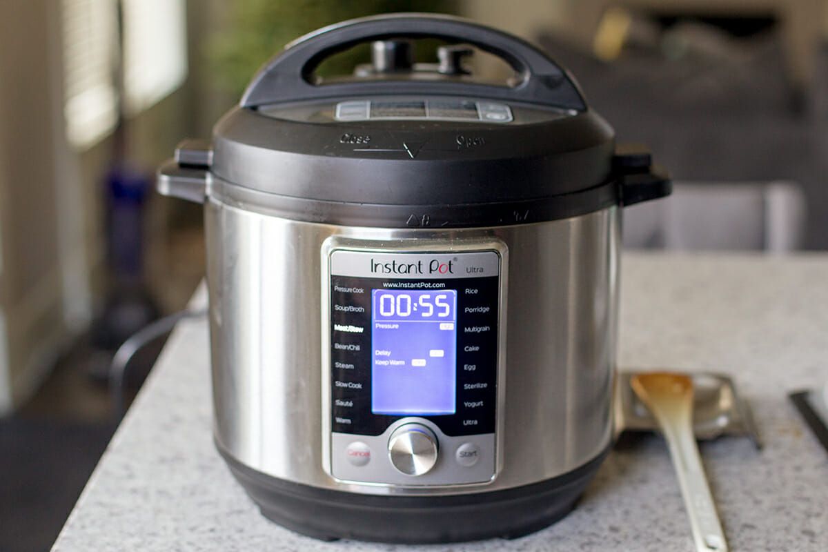 Cook the pot roast in the instant pot