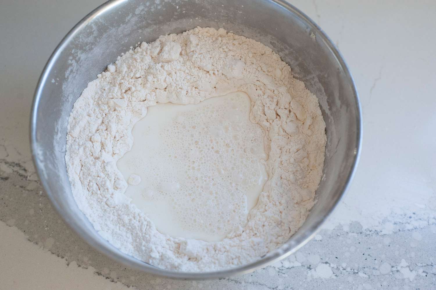 Flour with buttermilk