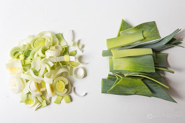 Best Potato Leek Soup Recipe chopped leeks