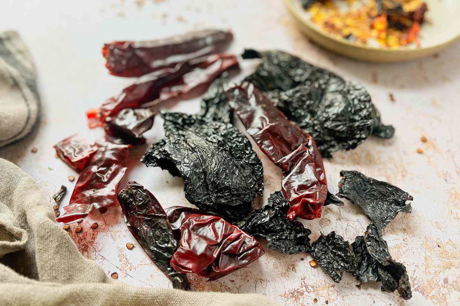 Peppers for Grilled Pork Chops with Adobo Paste