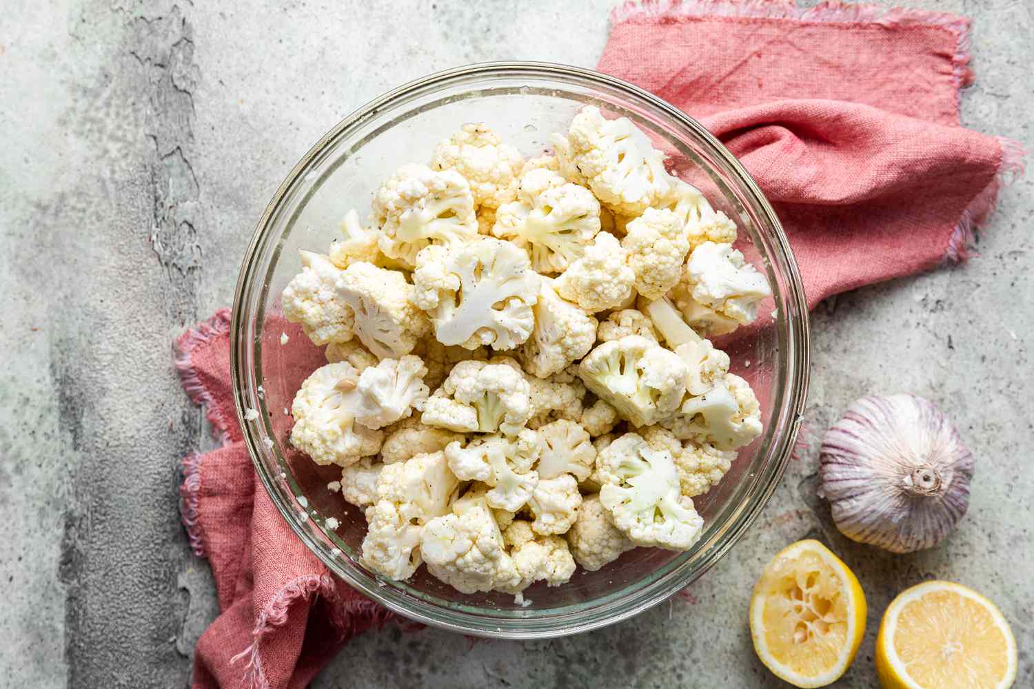 Bowl of Cauliflower for Roasted Cauliflower Recipe