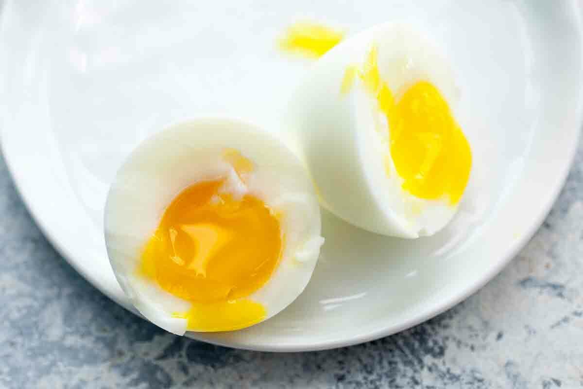 soft boiled egg recipe to add to soup