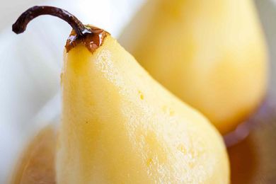 poached pears in marsala