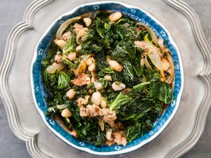 Easy Kale, Sausage, and White Beans