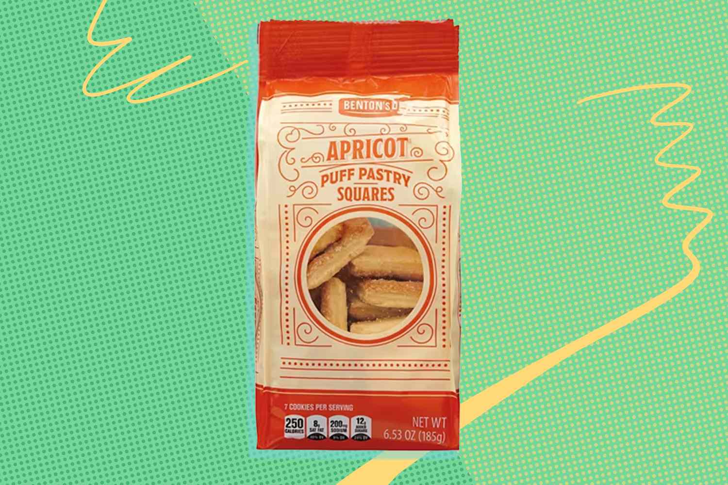 Aldi Benton Apricot Puff Pastry Squares